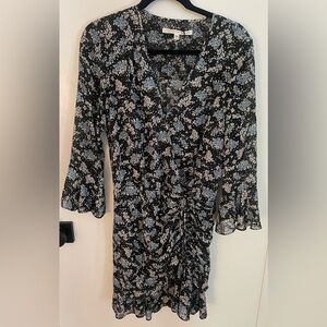 Veronica Beard Floral Ruched Dress